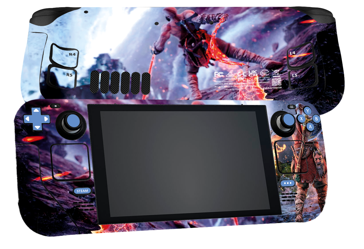 God of War Prime Steam Deck Skin Xonebrand