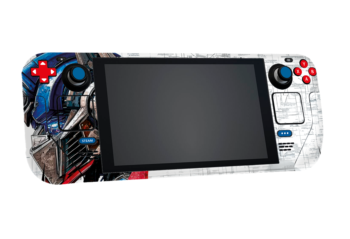 Transformers Optimus Prime Steam Deck Skin Xonebrand