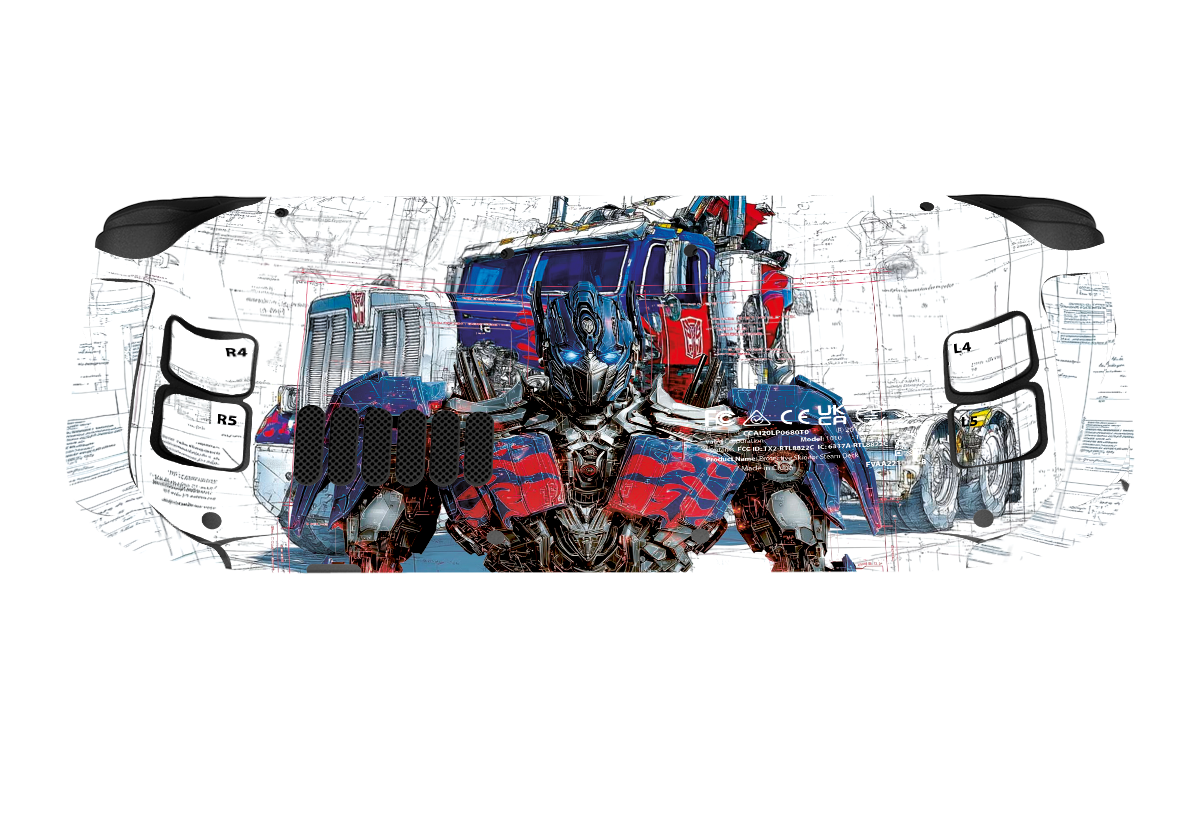 Transformers Optimus Prime Steam Deck Skin Xonebrand