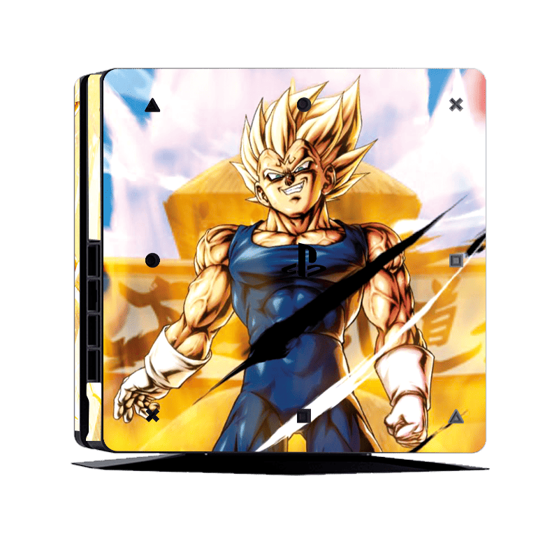 Dragon Ball Vegeta Skin Playstation 4 Slim Xonebrand