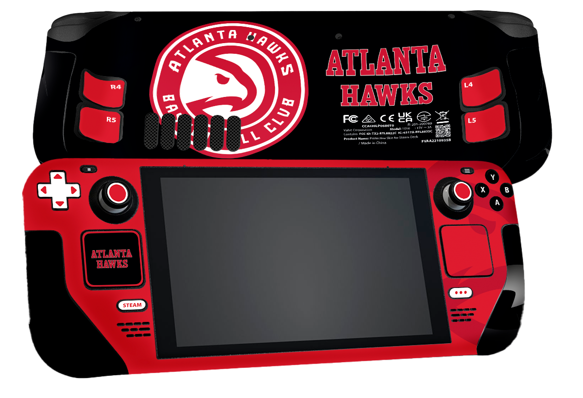 Atlanta Hawks Steam Deck Skin Xonebrand