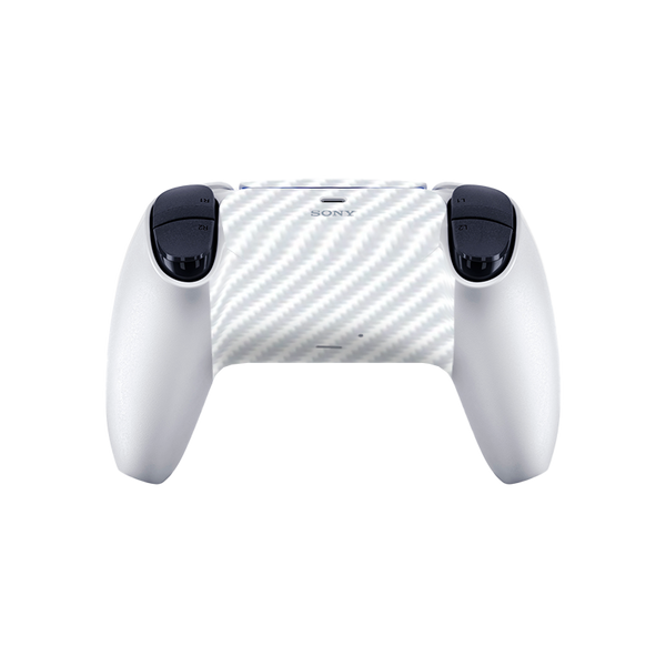 Fibra Carbono Blanco Skin Playstation 5 Fat