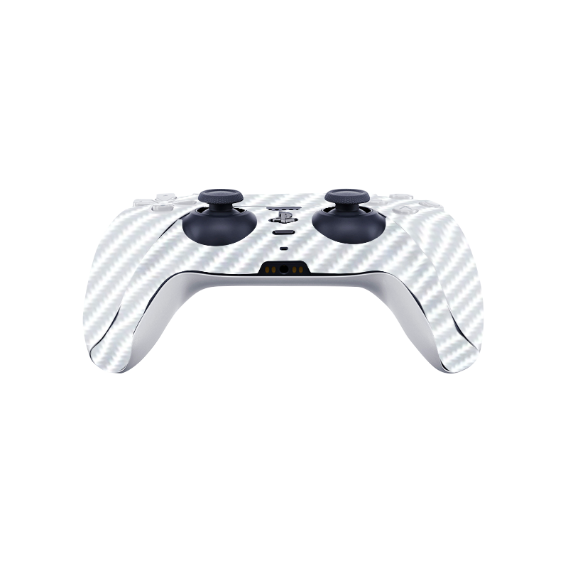 Fibra Carbono Blanco Skin Playstation 5 Fat