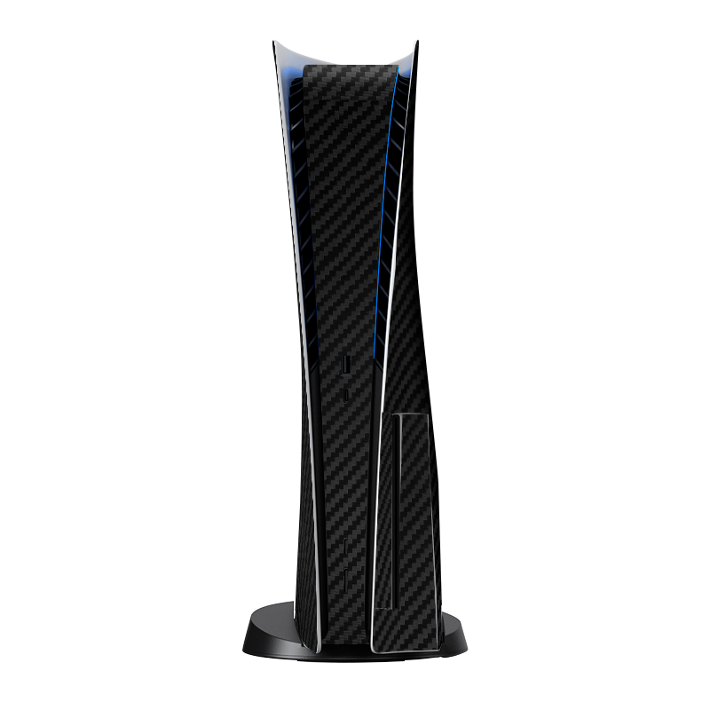 Fibra Carbono Negro Skin Playstation 5 Fat Xonebrand