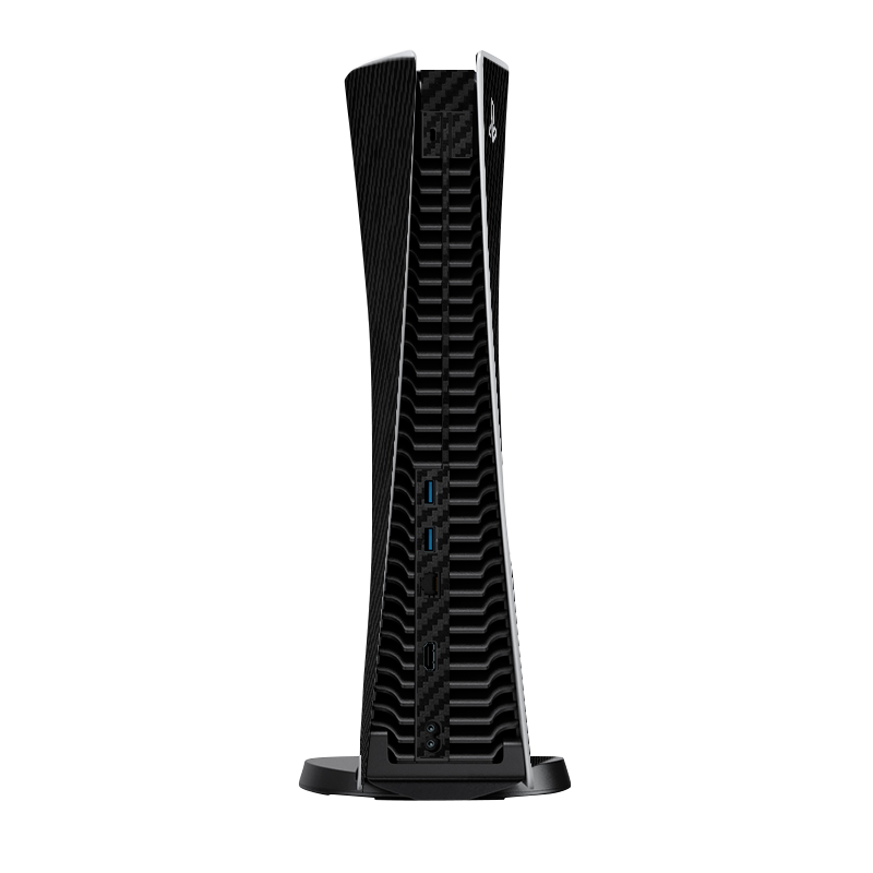 Fibra Carbono Negro Skin Playstation 5 Fat Xonebrand