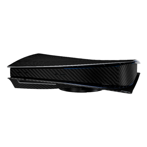 Fibra Carbono Negro Skin Playstation 5 Fat