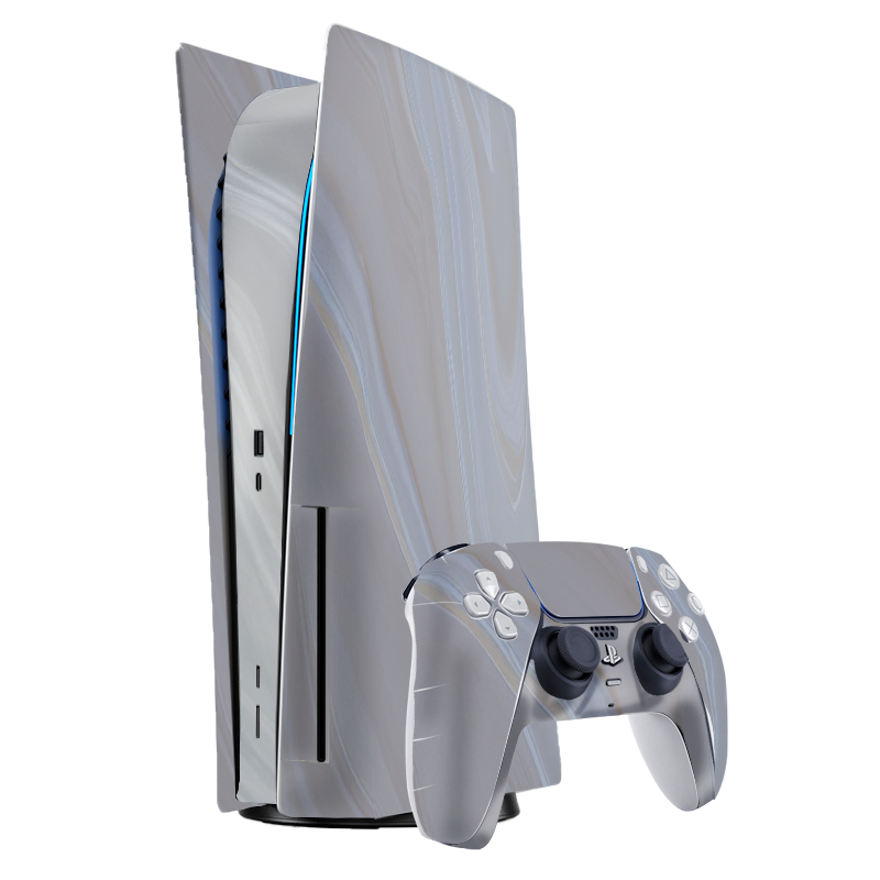Marmol Gris Skin Playstation 5 Fat