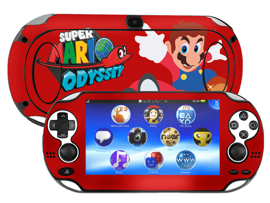 Mario Odyssey Skin Playstation Portable PSVita Fat