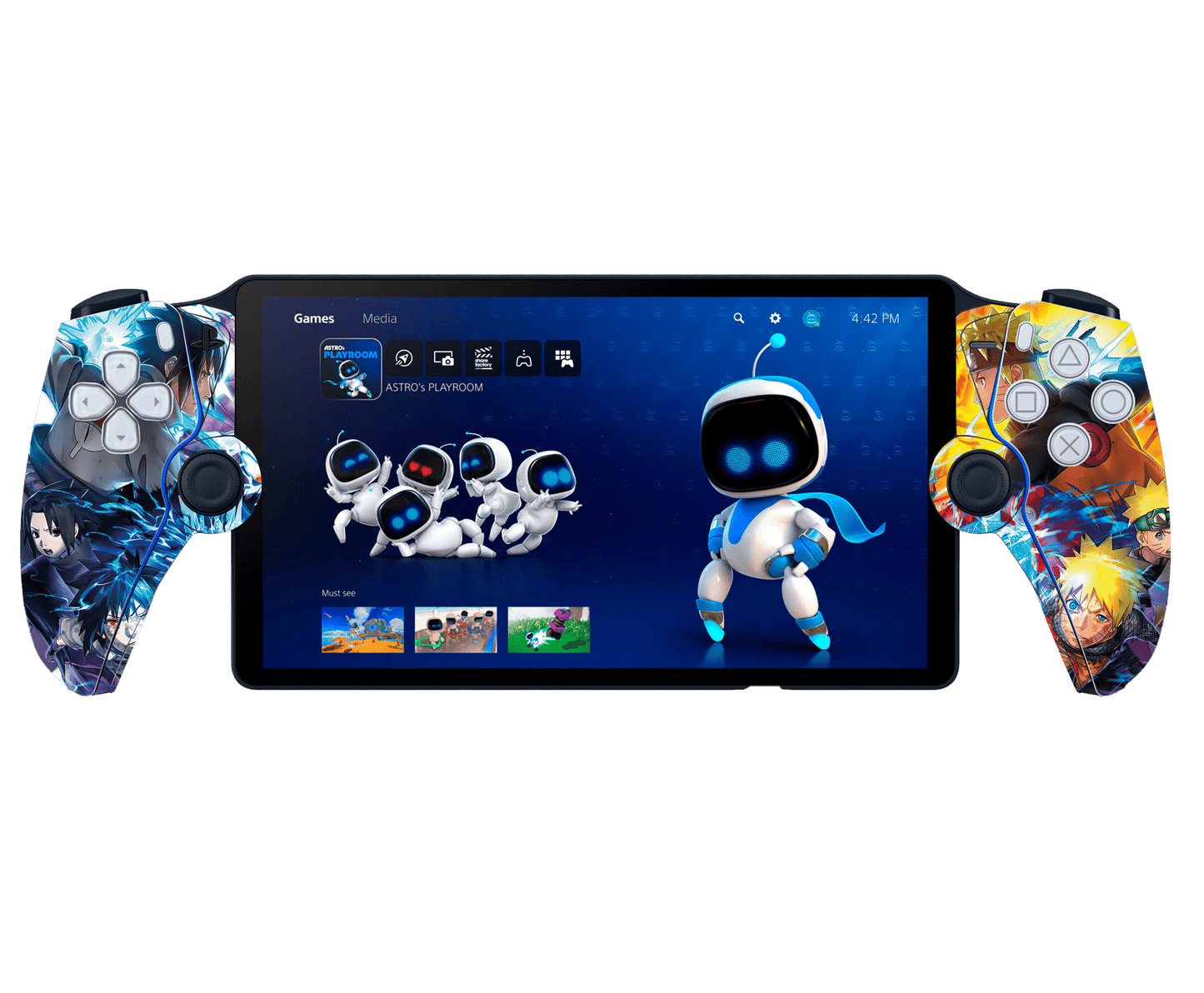 Naruto & Sasuke PS Portal Remote Player Skin