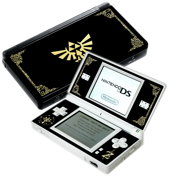 Zelda Black Skin Nintendo DS Lite