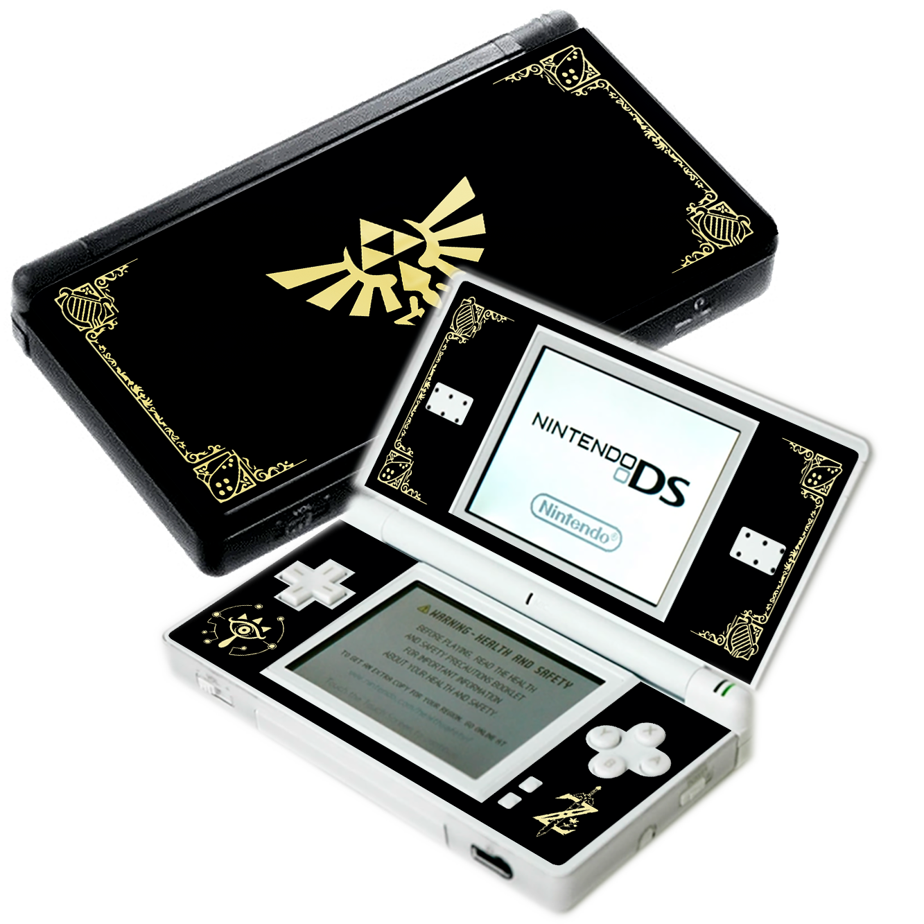 Zelda Black Skin Nintendo DS Lite