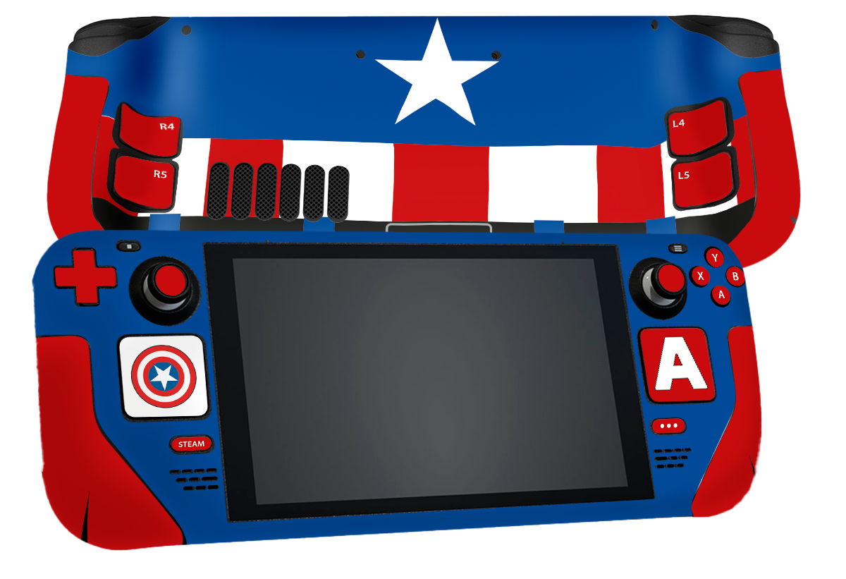 Capitan America Steam Deck Skin