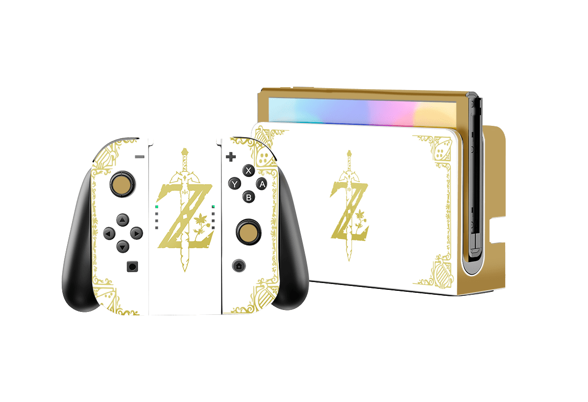 Legenda de Zelda Nintendo Switch Oled (2021) Skin