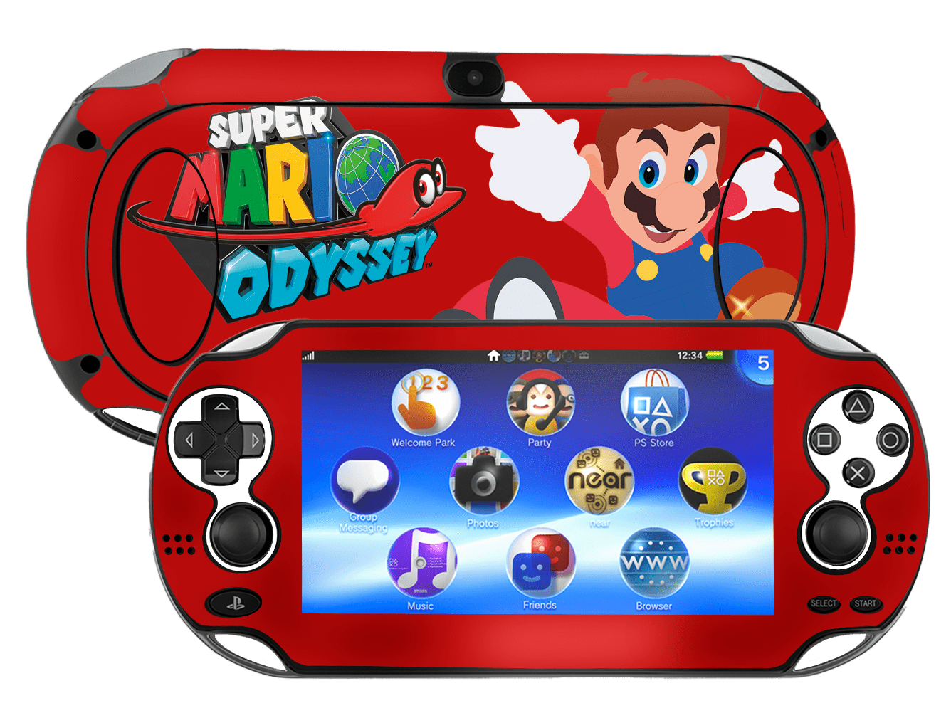 Super Mario Odyssey PSVITA Fat Bundle Skin