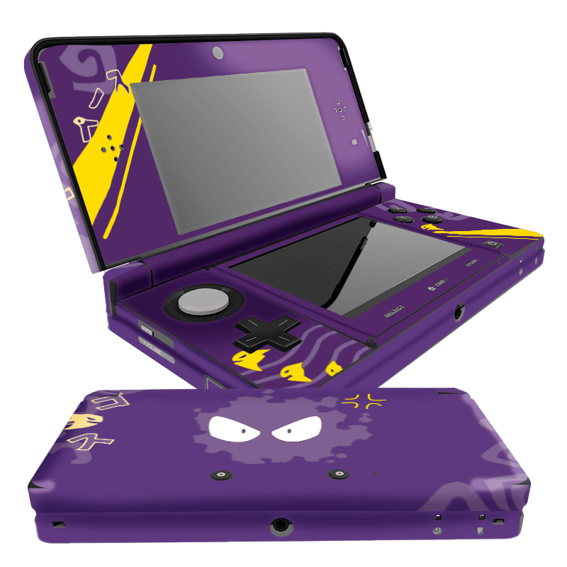 Pokemon Gastly Nintendo 3DS Skin