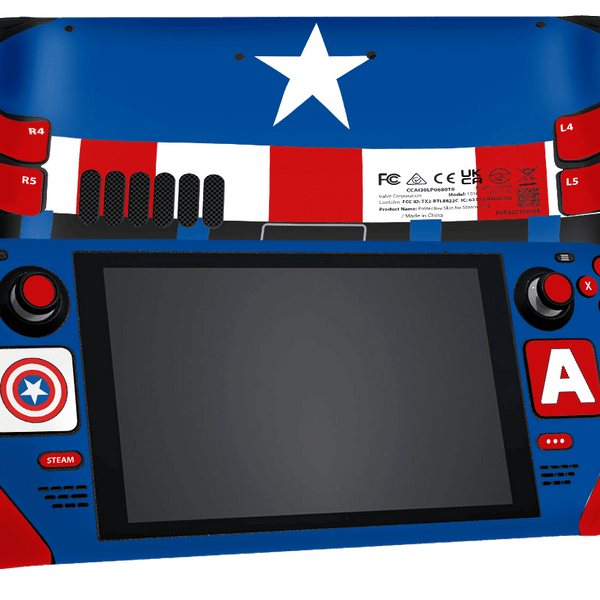 Captain America Steam Deck Skin Xonebrand