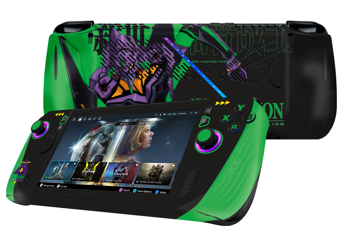 Evangelion Eva-01 Asus Rog Ally X Handheld Gaming Computer Skin