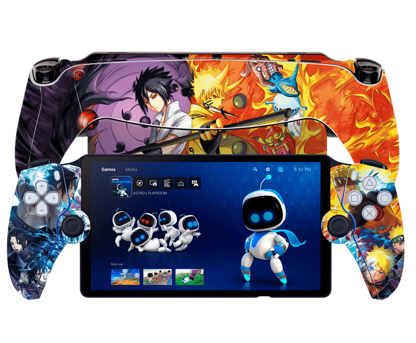 Naruto & Sasuke PS Portal Remote Player Skin