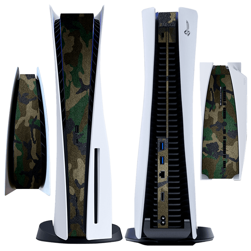 Verde Camuflado Central PS5 Bundle Skin