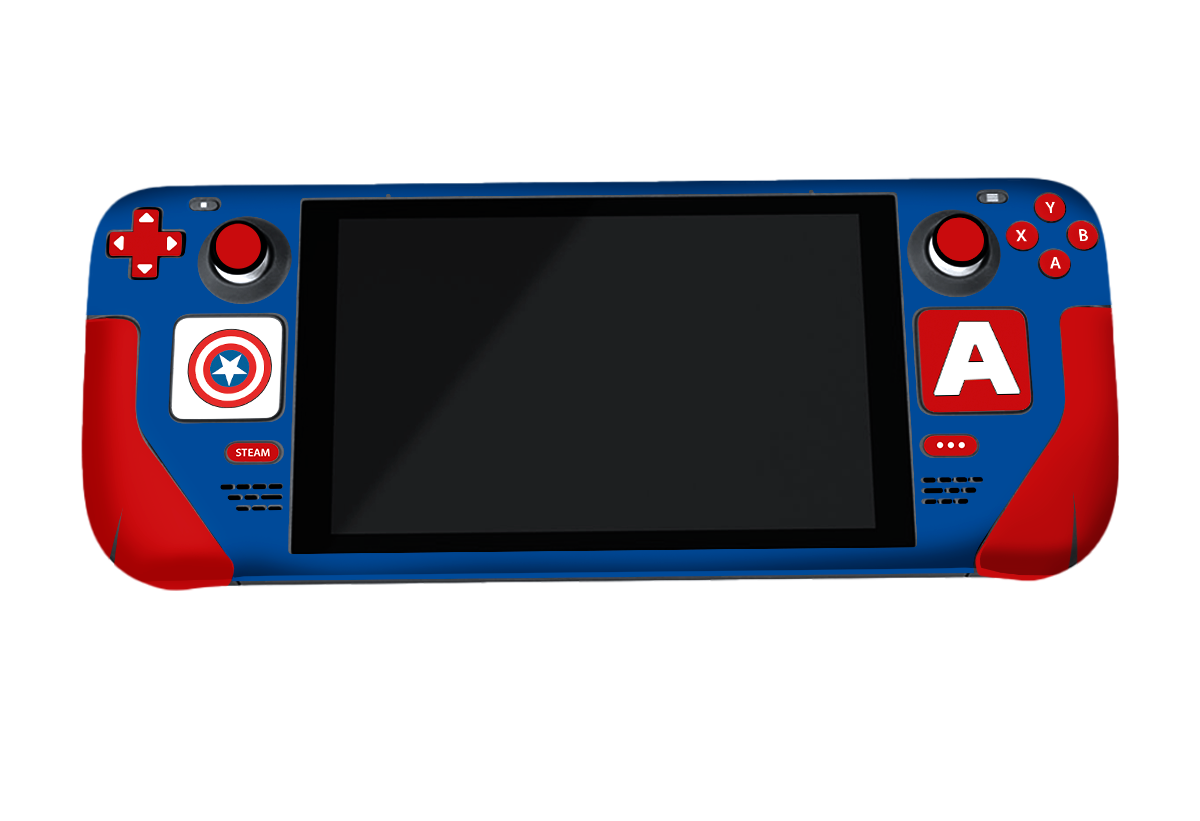 Captain America Steam Deck Skin Xonebrand