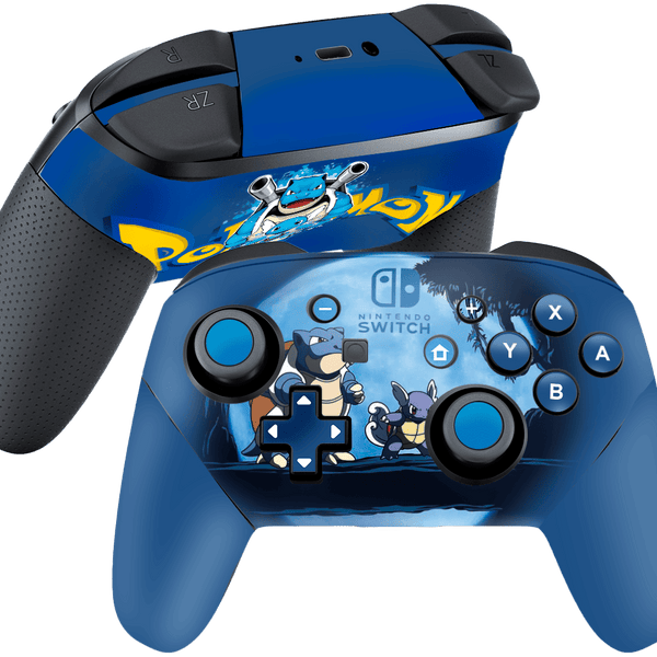 Pokemon Squirtle Skin Nintendo Switch Pro Controller Xonebrand