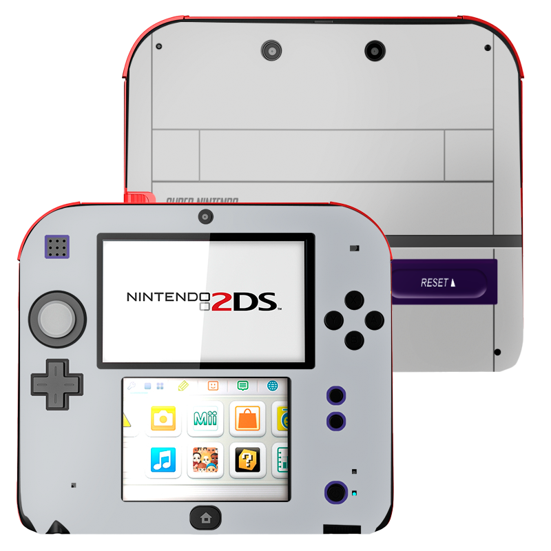 SNES Nintendo 2DS Skin