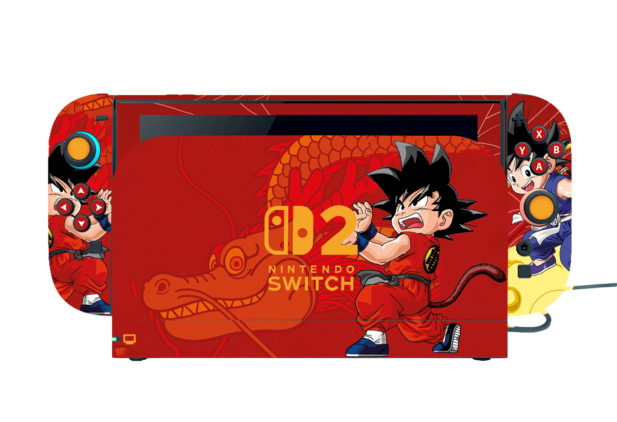 Dragon Ball Goku Skin Nintendo Switch 2 (2025) Xonebrand