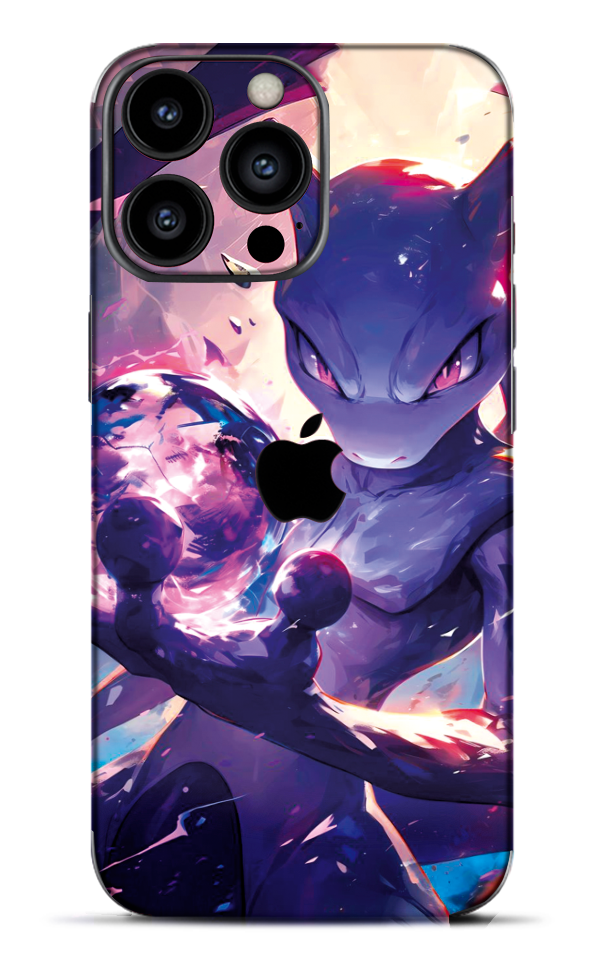 Pokemon MewTwo Iphone 13 Bundle Skin