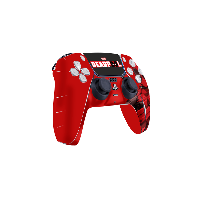 Deadpool Skin Playstation 5 DualSense Full Xonebrand