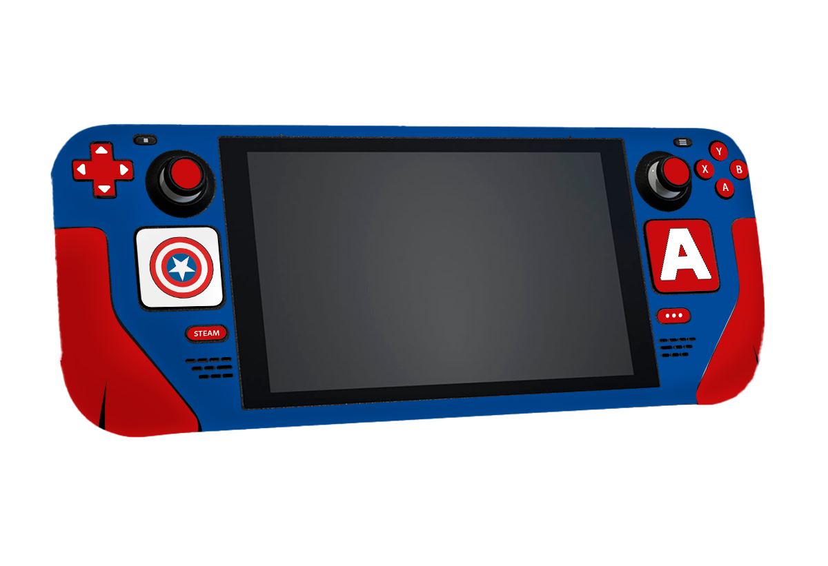 Captain America Steam Deck Skin Xonebrand