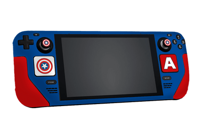 Capitan America Steam Deck Handheld Gaming Computer Skin