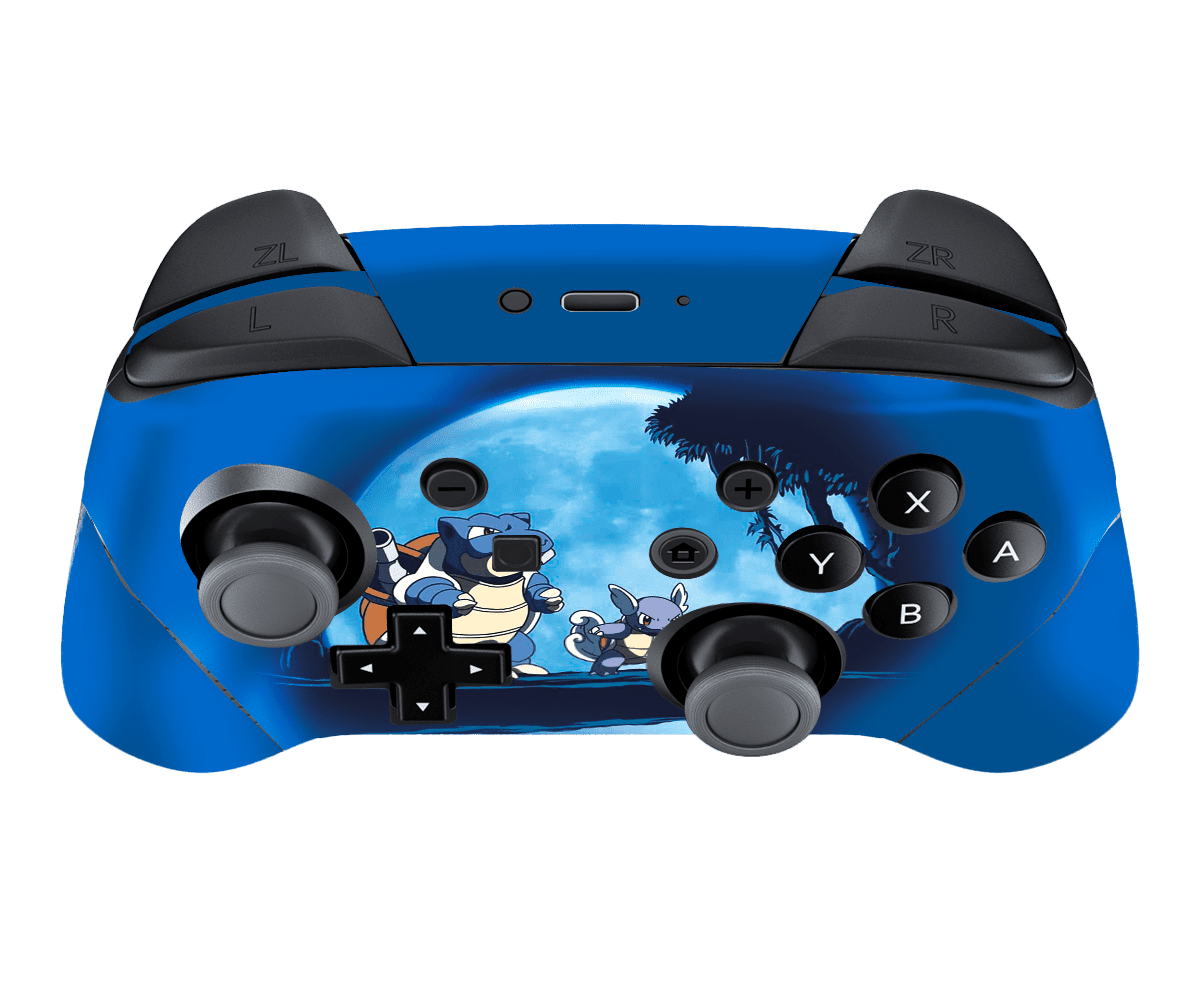 Pokemon Squirtle Skin Nintendo Switch Pro Controller