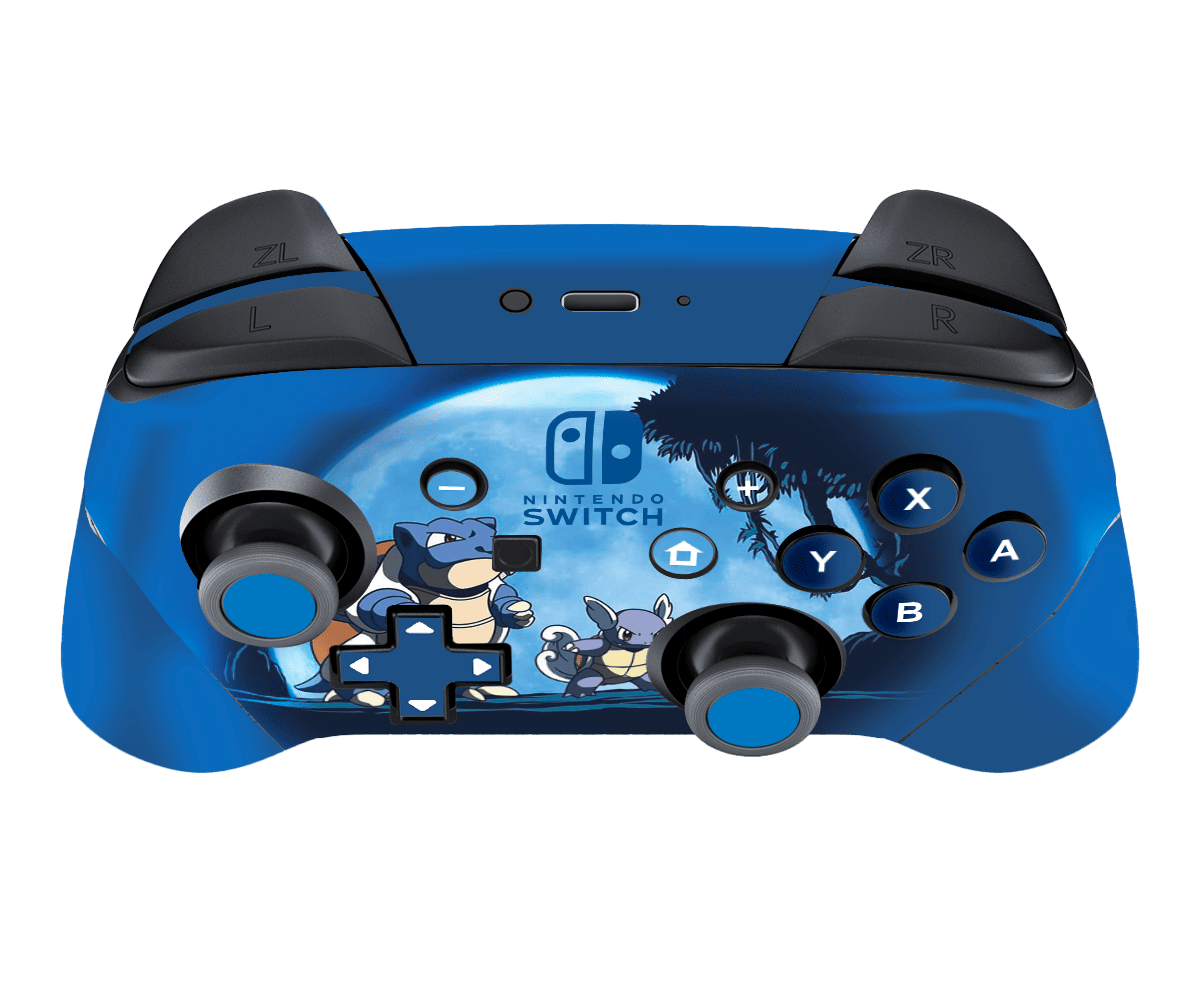 Pokemon Squirtle Skin Nintendo Switch Pro Controller Xonebrand