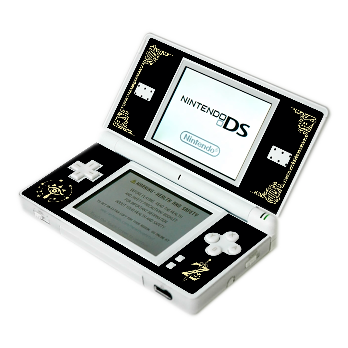 Zelda Black Skin Nintendo DS Lite