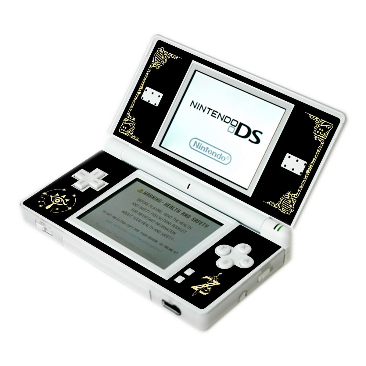 Zelda Black Skin Nintendo DS Lite Xonebrand