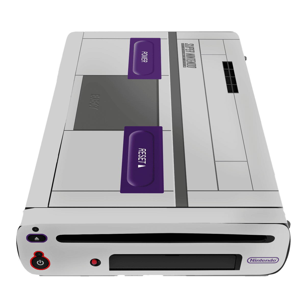 SNES Skin Nintendo Wii U (2012) Xonebrand