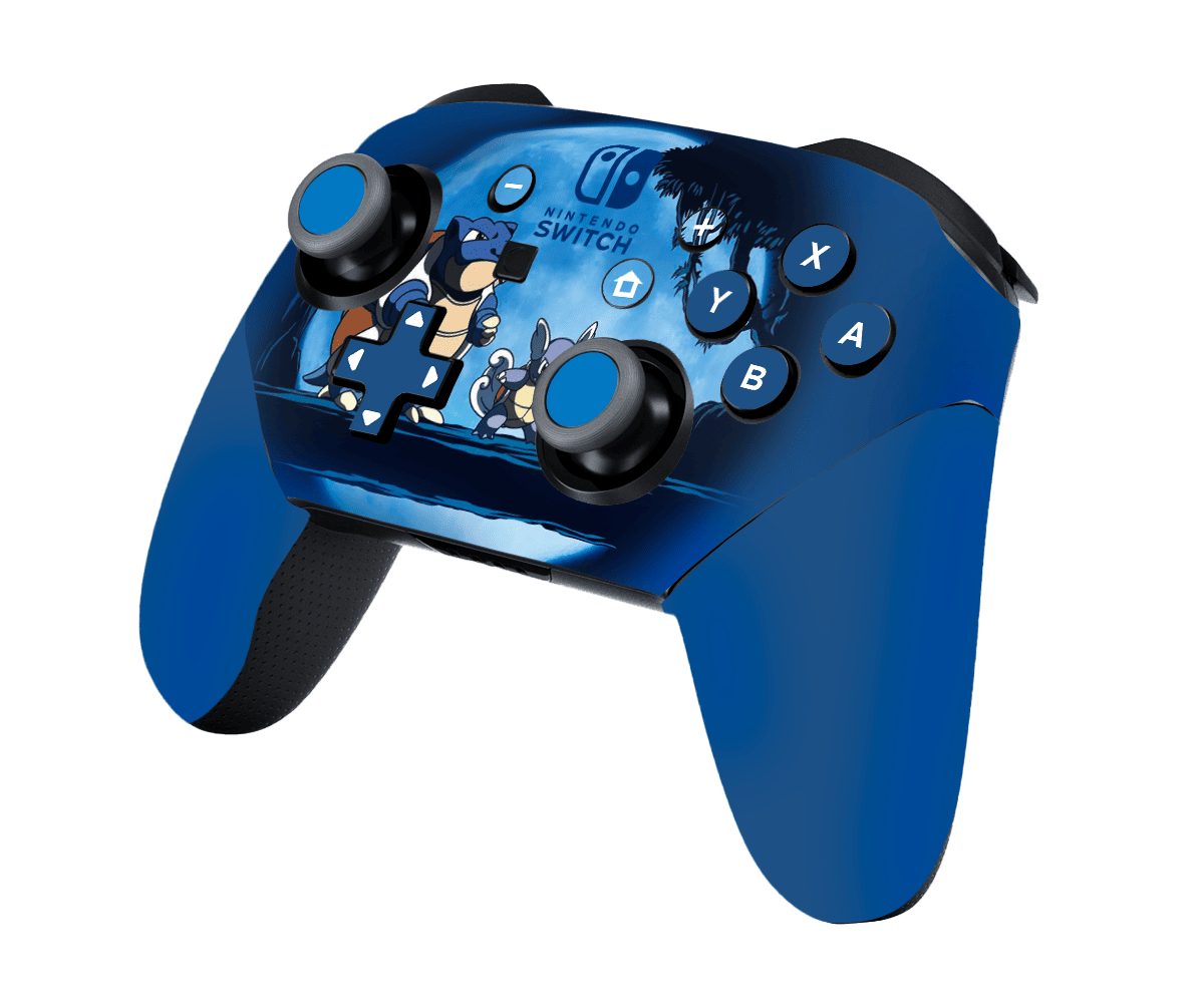 Pokemon Squirtle Skin Nintendo Switch Pro Controller Xonebrand