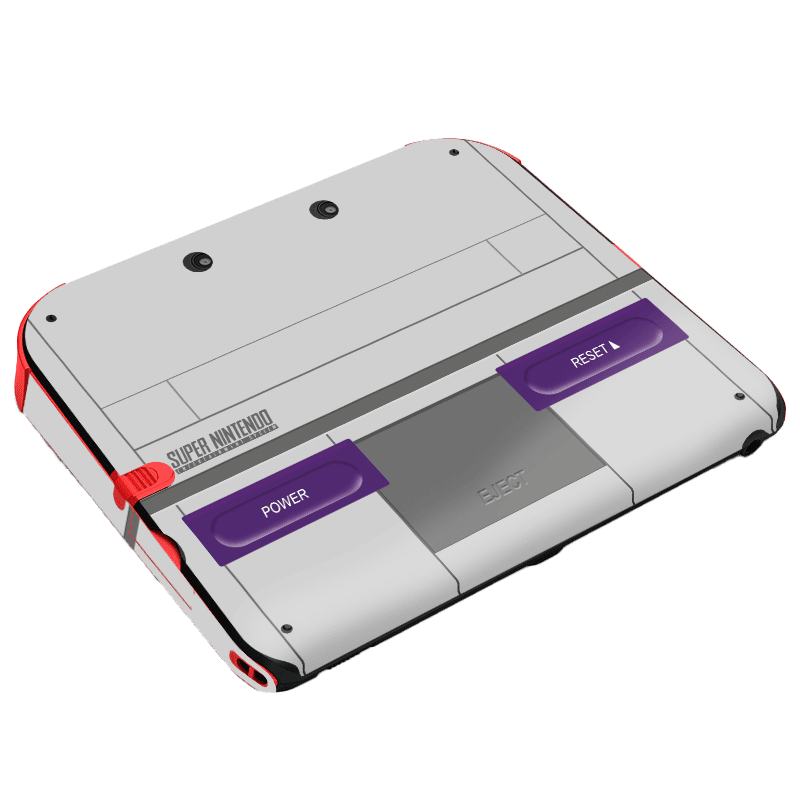 Skin para Nintendo 2Ds edición SNES  – Xonebrand