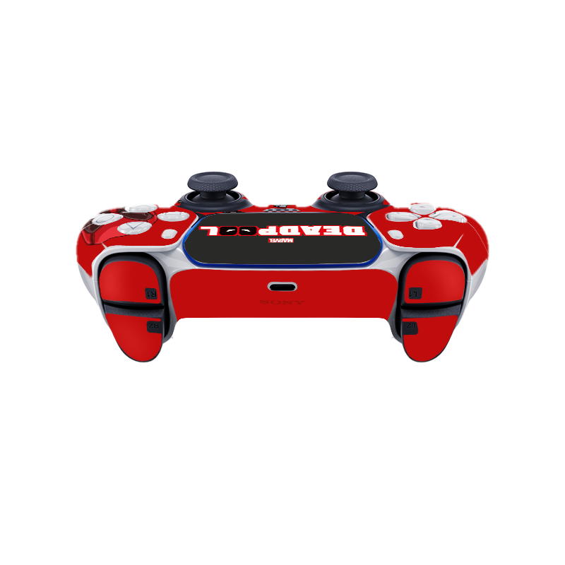 Deadpool Skin Playstation 5 DualSense Full Xonebrand