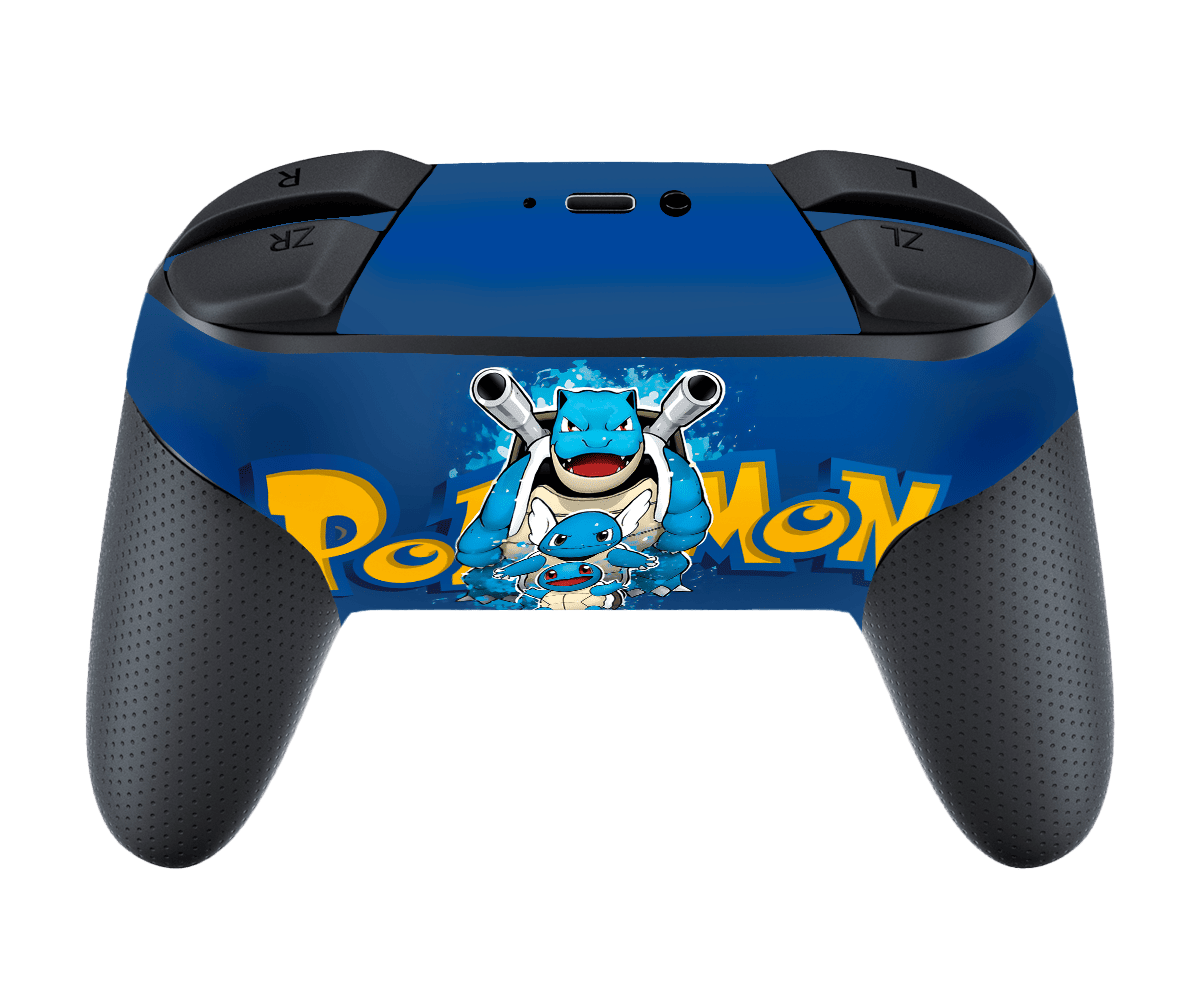 Pokemon Squirtle Skin Nintendo Switch Pro Controller Xonebrand