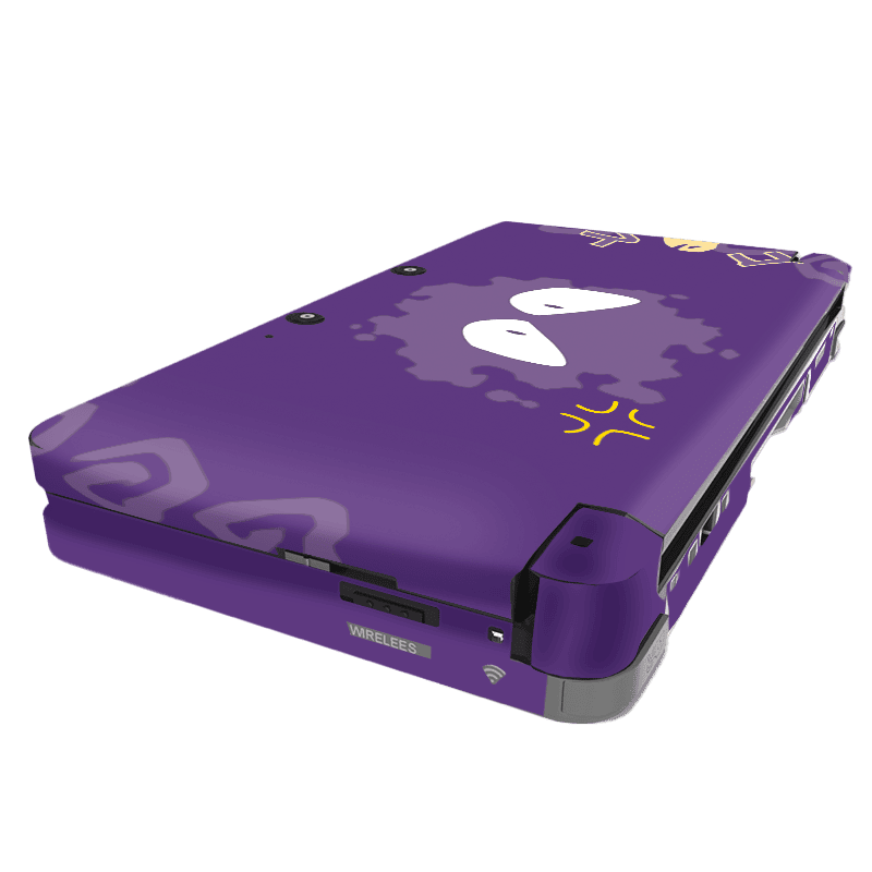 Pokemon Gastly Nintendo 3DS Skin