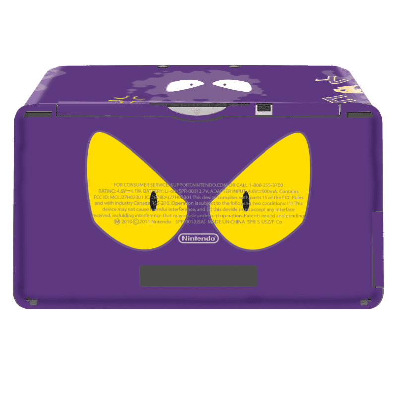 Skin para Nintendo 3Ds edición Pokemon Gastly – Xonebrand