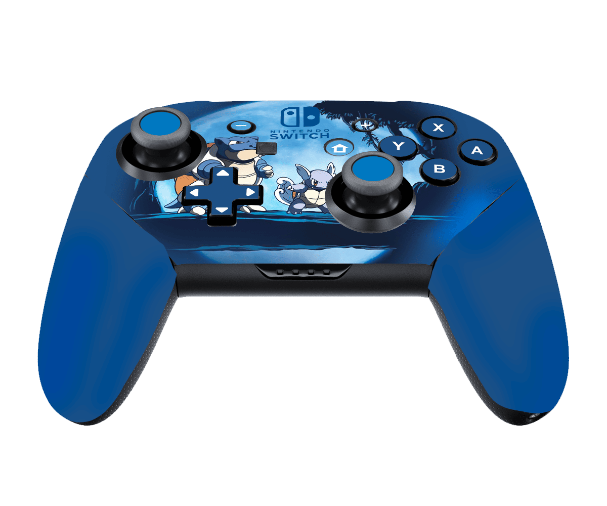 Pokemon Squirtle Skin Nintendo Switch Pro Controller Xonebrand