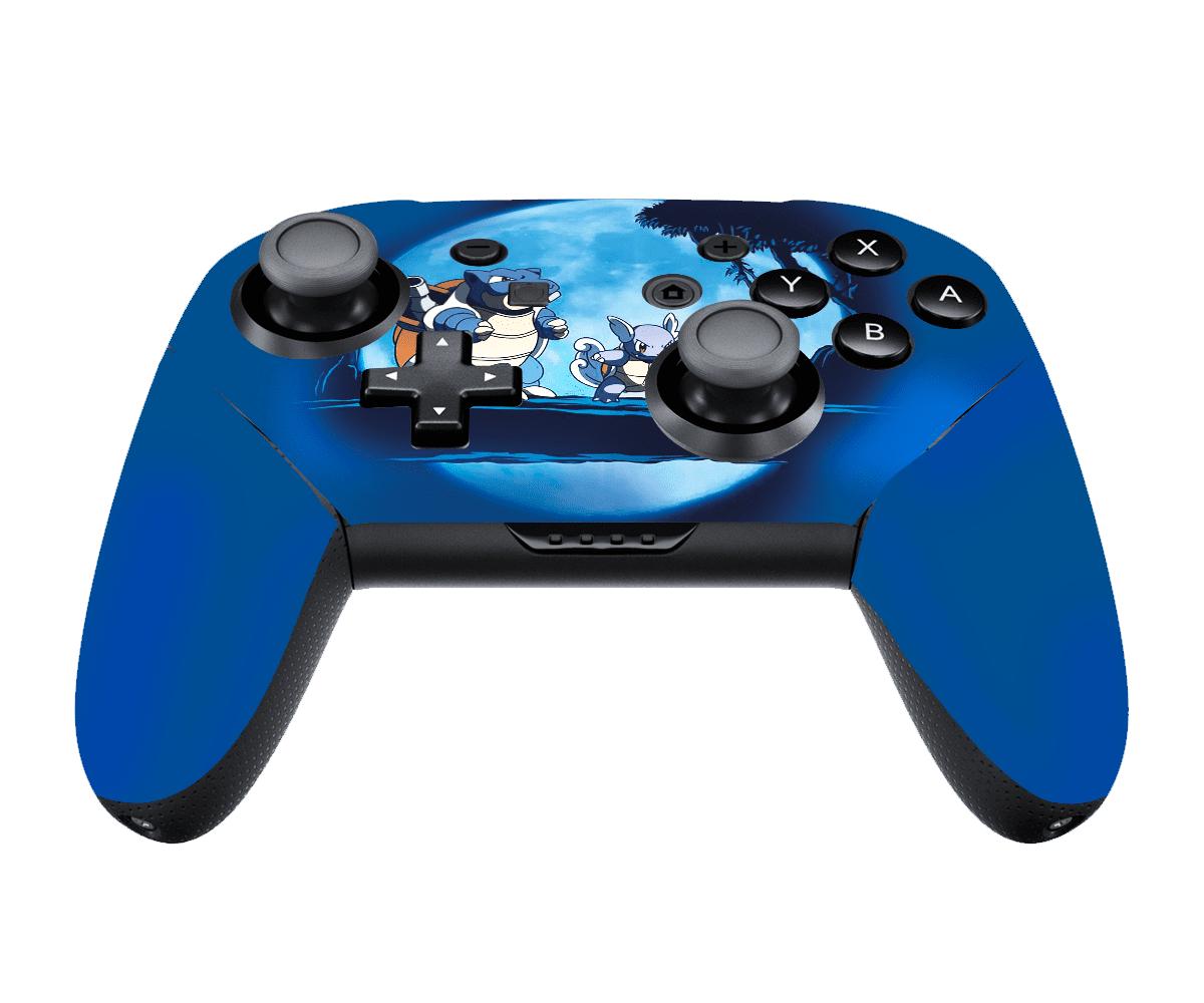 Pokemon Squirtle Skin Nintendo Switch Pro Controller