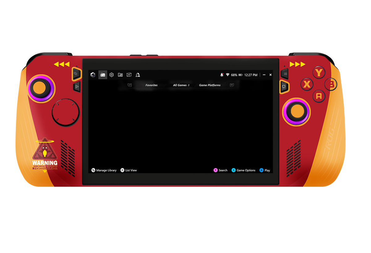 Evangelion Eva-02 Asus Rog Ally X Handheld Gaming Computer Skin