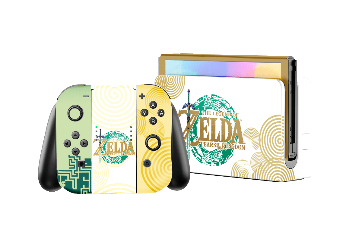 Legend of Zelda Tears of the Kingdom Nintendo Switch Oled (2021) Skin