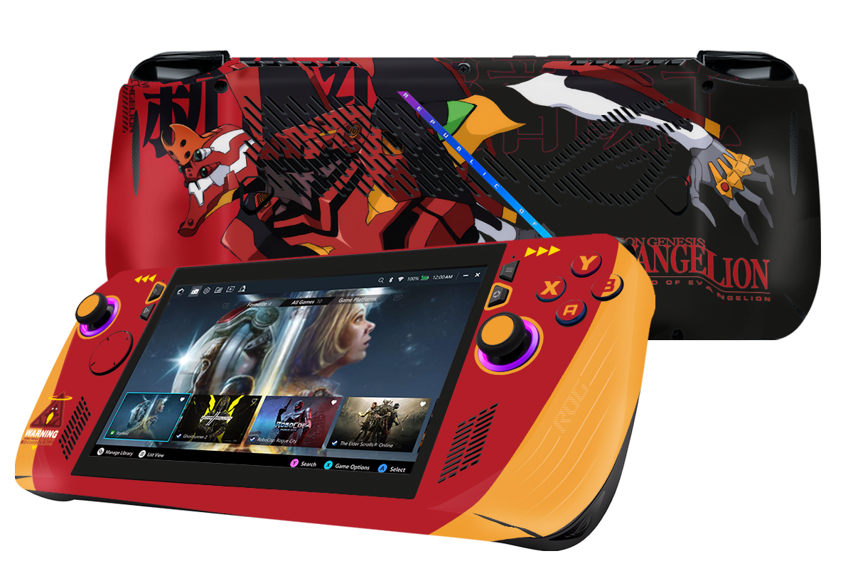 Evangelion Eva-02 Asus Rog Ally X Handheld Gaming Computer Skin