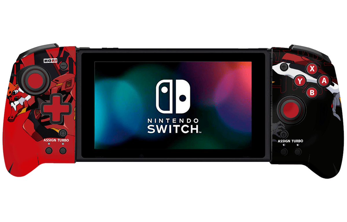 Evangelion Eva 02 Nintendo Switch Hori Split Pad Pro Skin Xonebrand