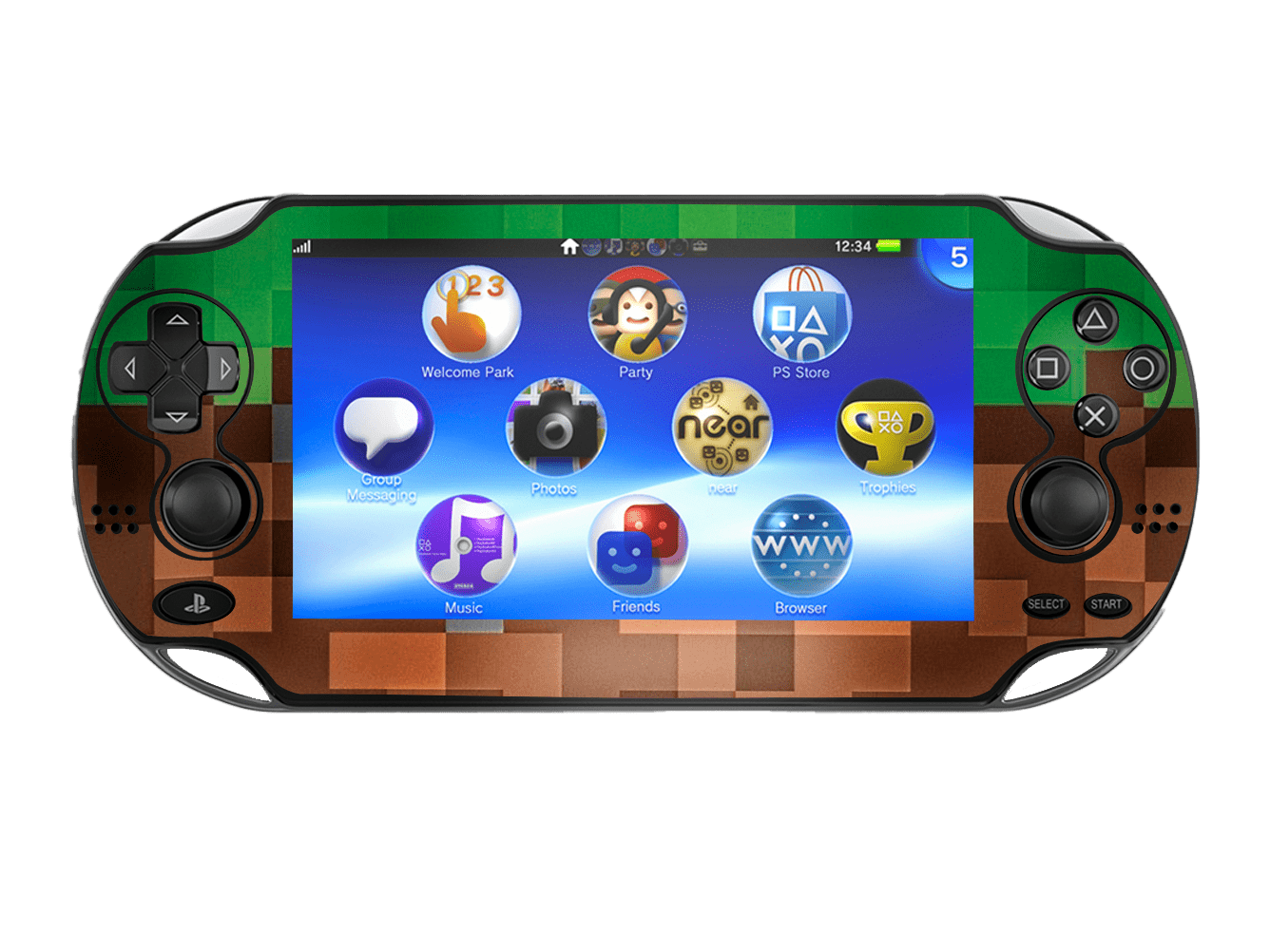 Minecraft Skin Playstation Portable PSVita Fat