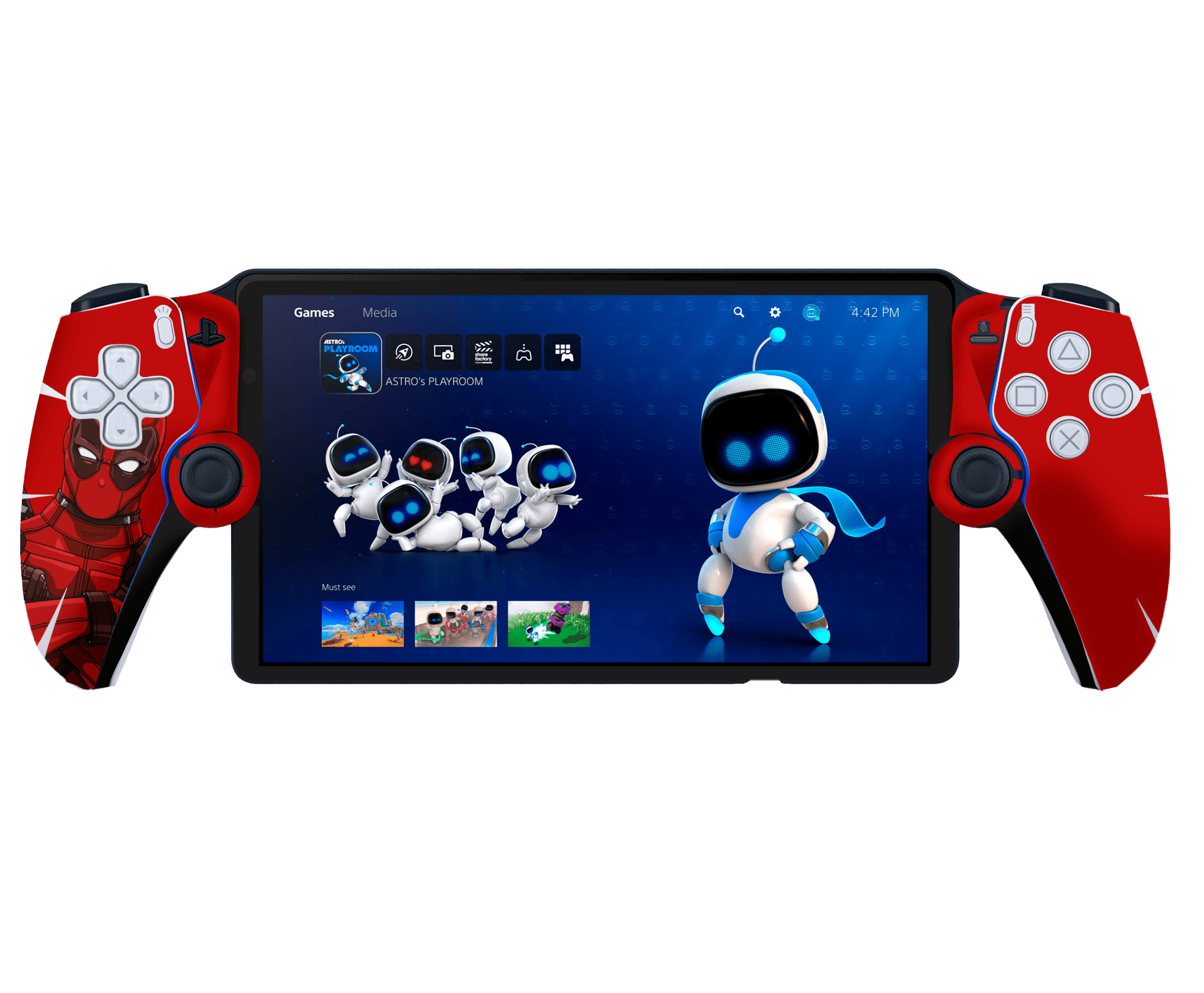 Deadpool Skin Playstation Portal Xonebrand